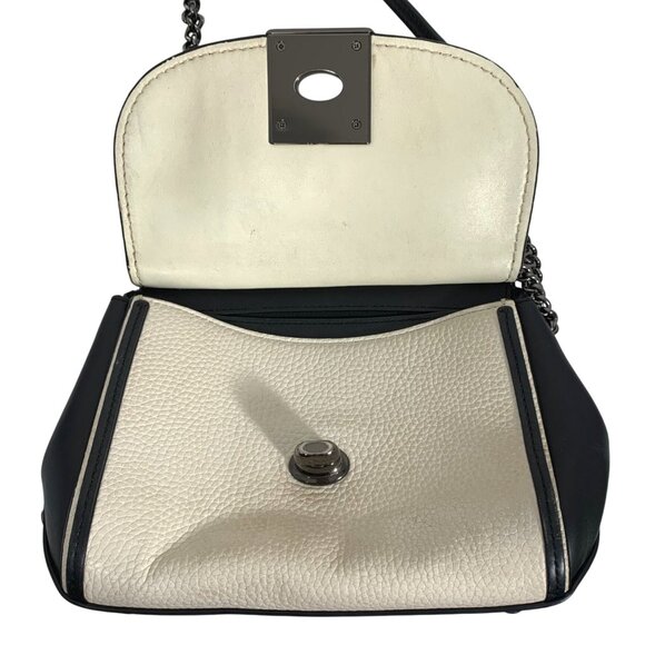 Coach Drifter Carryall Colorblock Exotic Embossed Leather Crossbody Bag 59498 - Picture 4 of 9